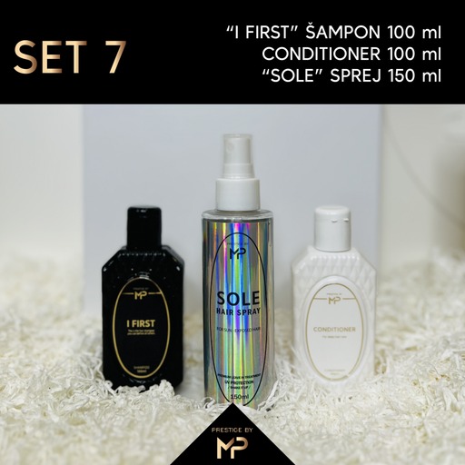 Prestige by MP I FIRST 100ML  CONDITIONER 100 ML SOLE 150ML 