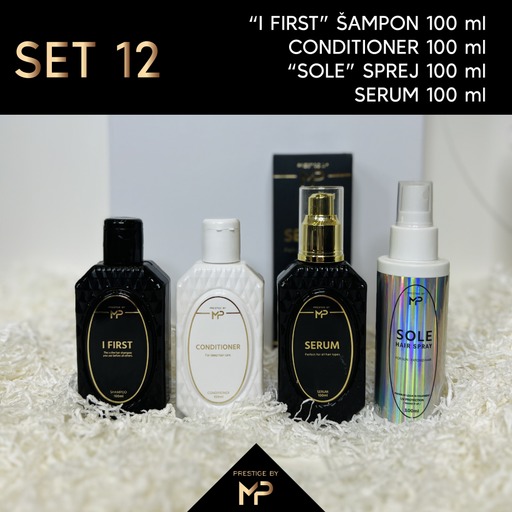 Prestige by MP I FIRST 100ML CONDITIONER 100ML SERUM 100ML SOLE 100ML